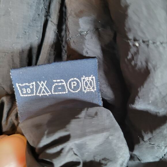 Paul & Shark Yachting Womens Cropped Zip Quilted Jacket Size Medium Black Boat - Picture 7 of 10